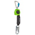 Safewaze Latitude 6' Single Web SRL: Alu Carabiner, Snap Hook 019-5048